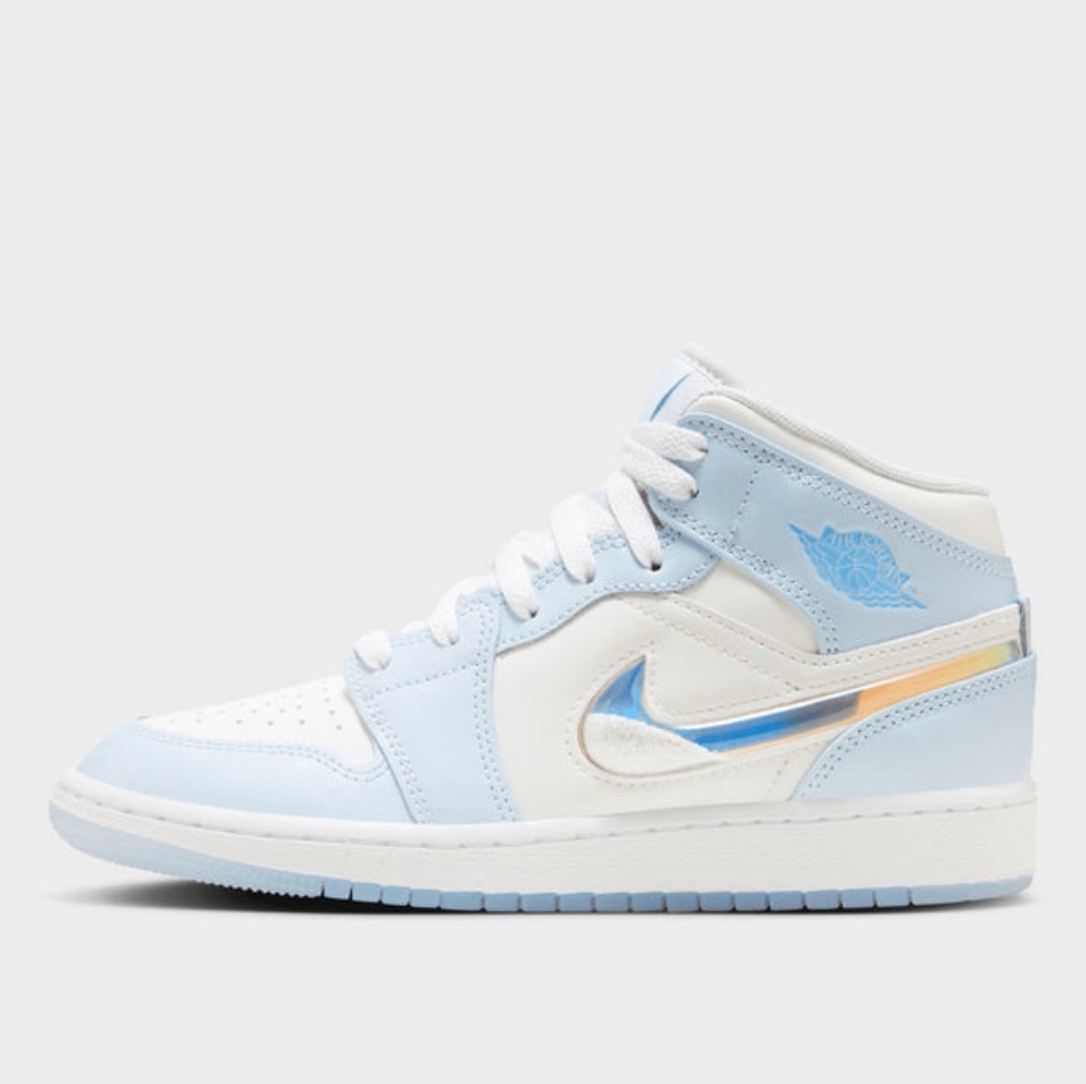 Jordan 1 Mid SE GS Tinted Blue / Ice Blue - Summit White FQ9117-400
